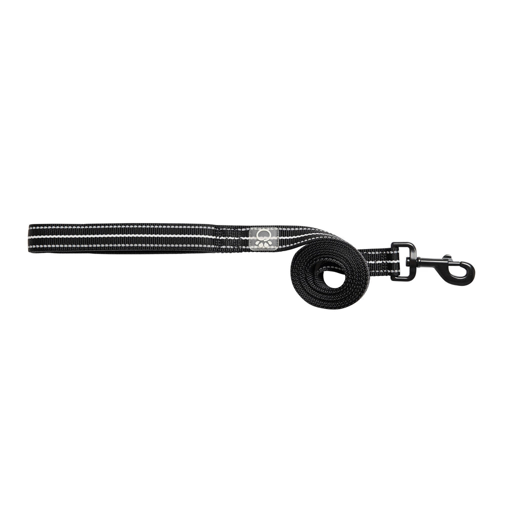 The GF PET® Reflective Leash - Black