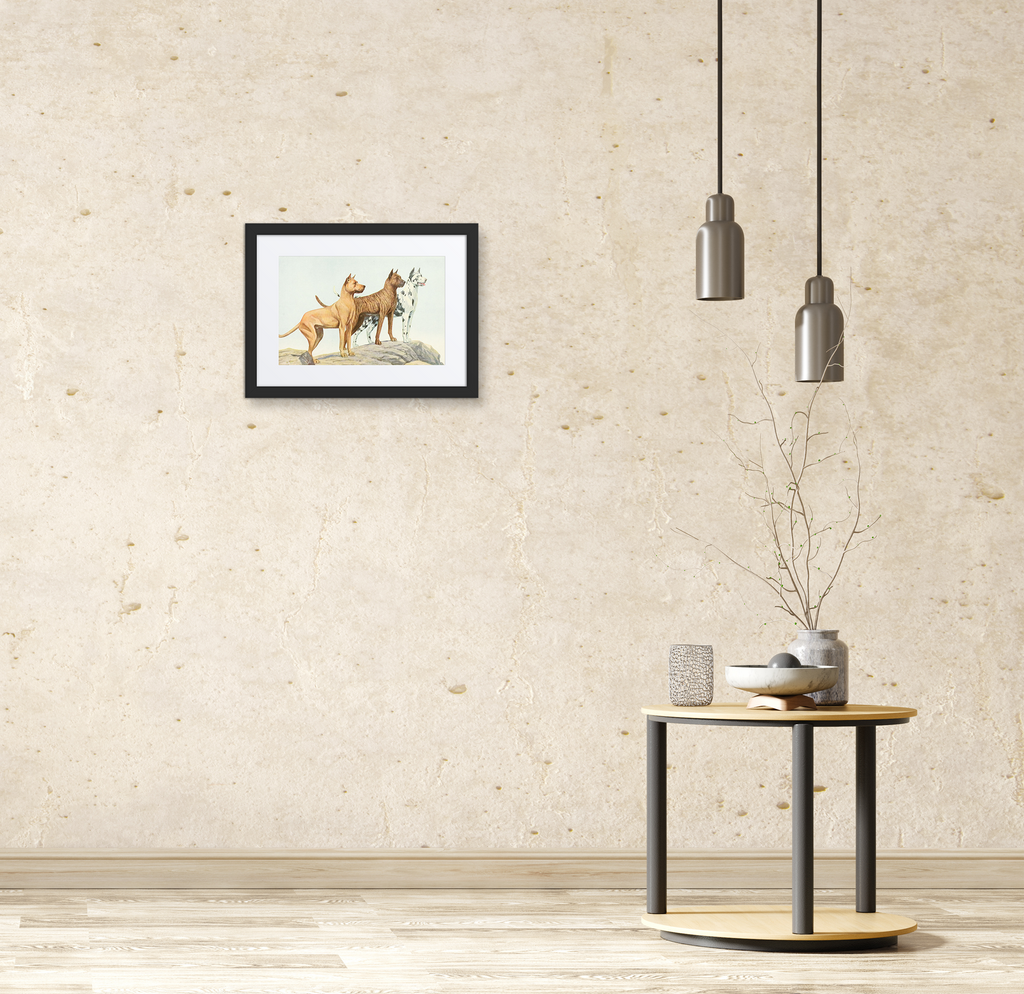 Sebastian & Clementine Great Dane Premium Framed Poster