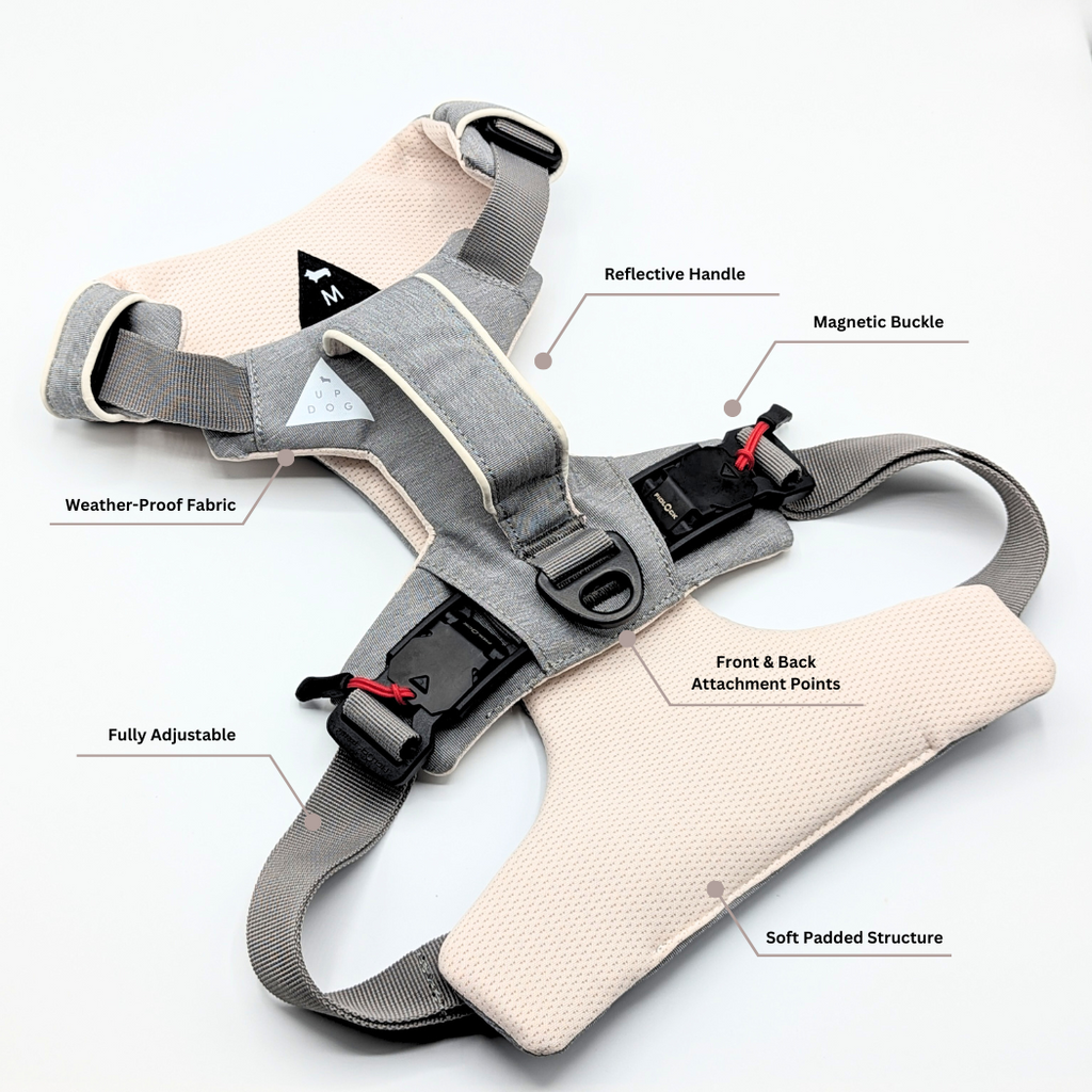 Magnetic Dog Harness with Handle - Easy On, No-Pull Design
