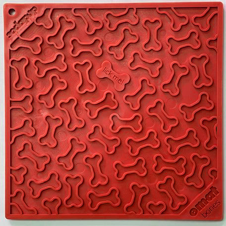 SodaPup® Bones eMat - Enrichment Lick Mat for Dogs and Cats