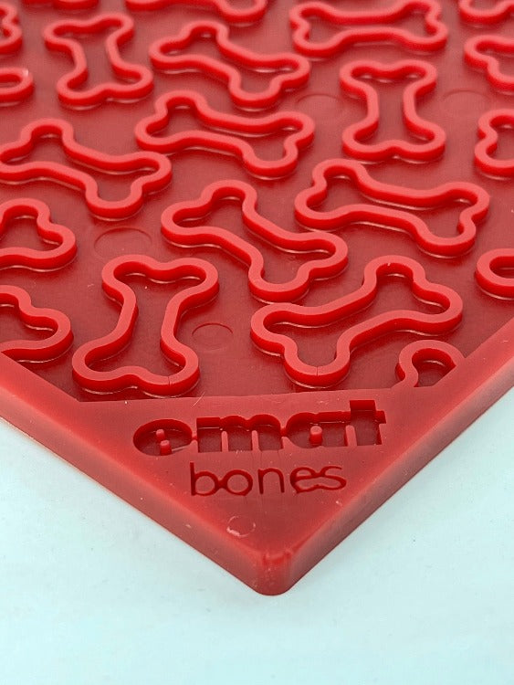 SodaPup® Bones eMat - Enrichment Lick Mat for Dogs and Cats
