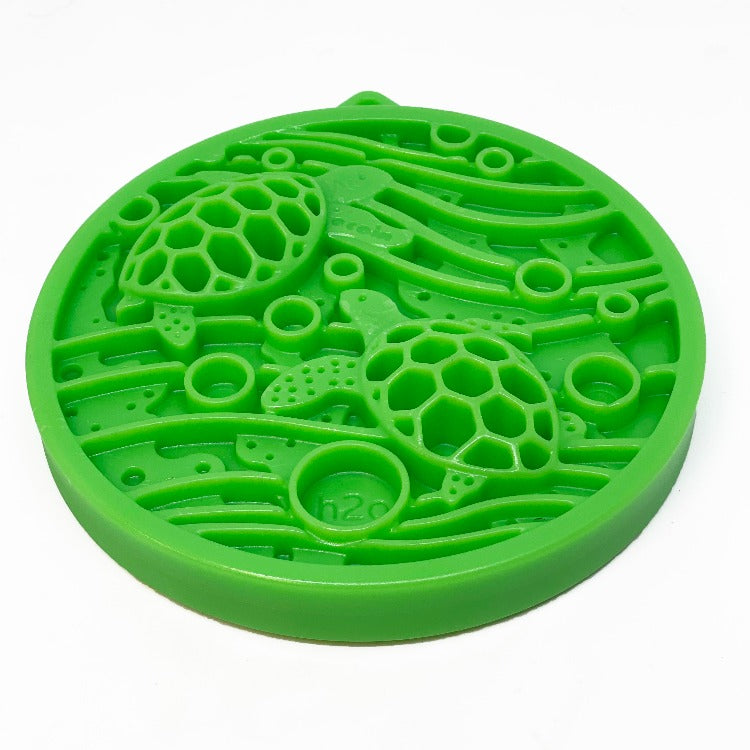 SodaPup® Water Nylon eCoin Durable Enrichment Snacking Coin for Dogs | USA-Made Lick Mat Alternative