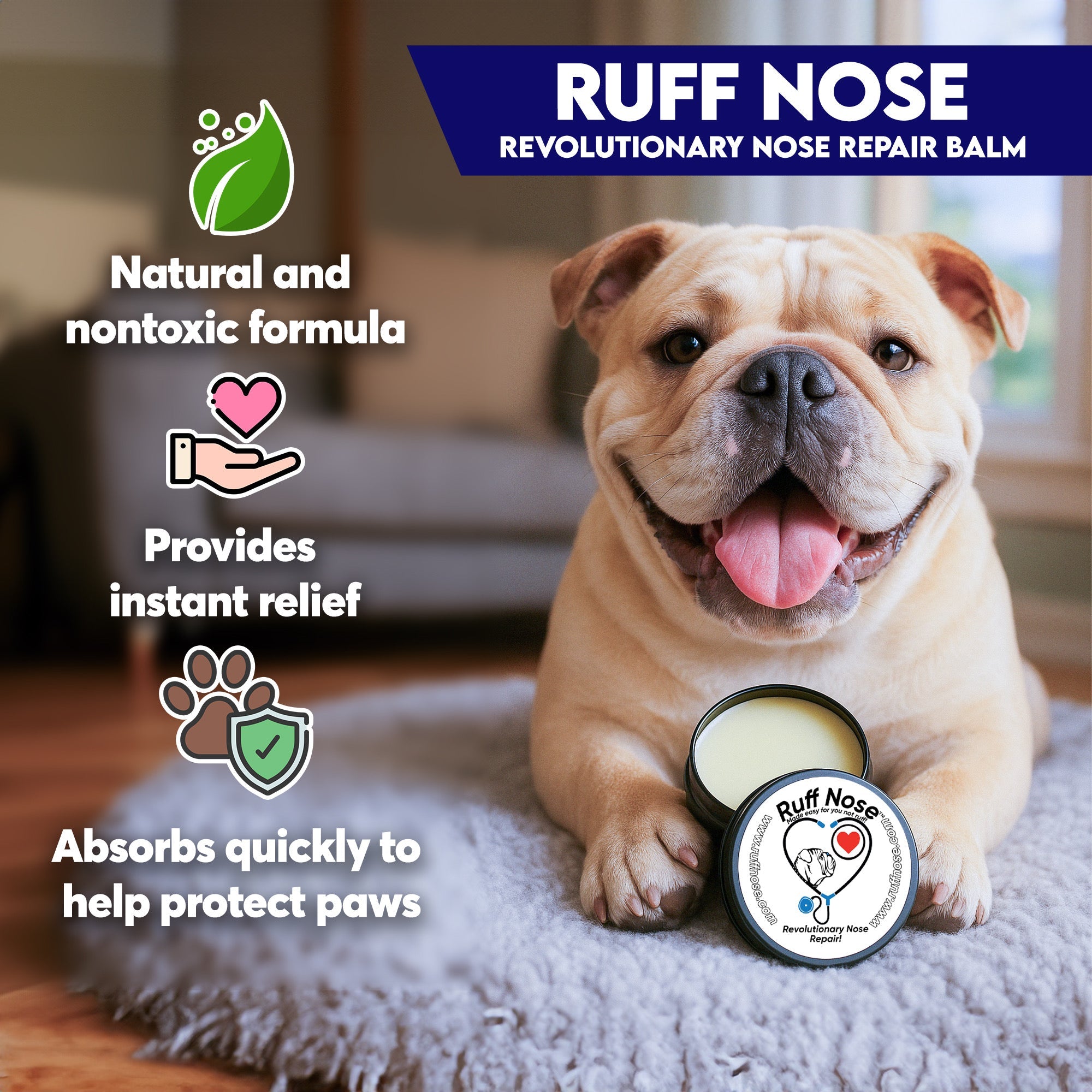 Ruff Nose - Pet Nose Repair Balm - 4 oz