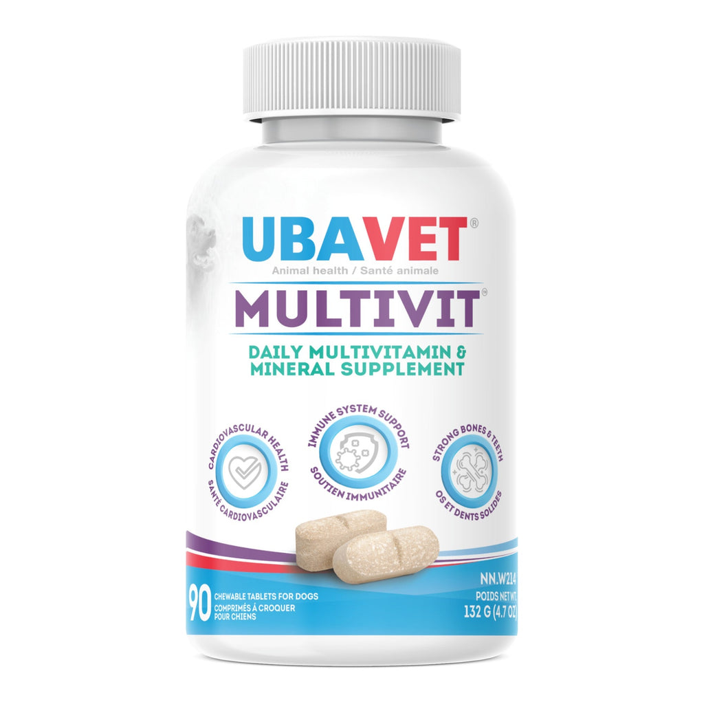 UBAVET MULTIVIT Daily Vitamin and Mineral Tablet for Dogs