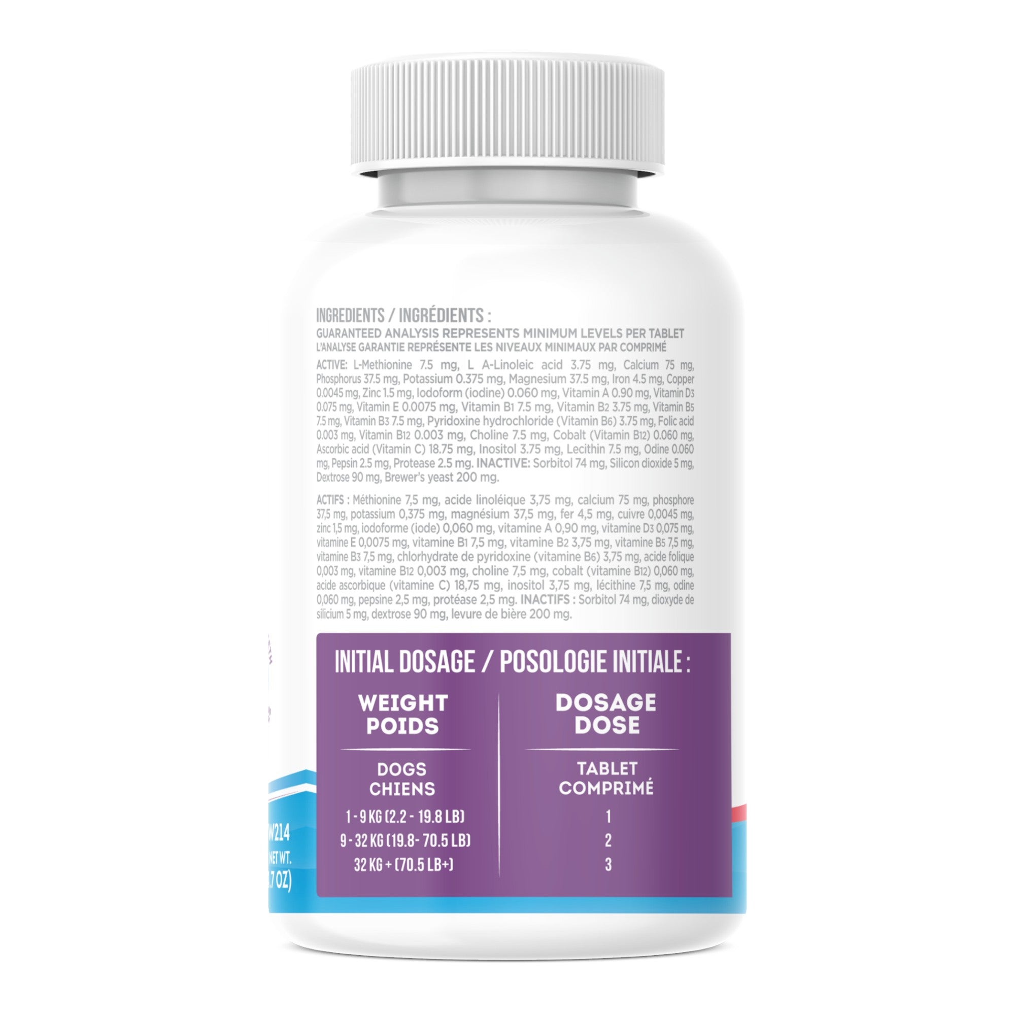 UBAVET MULTIVIT Daily Vitamin and Mineral Tablet for Dogs