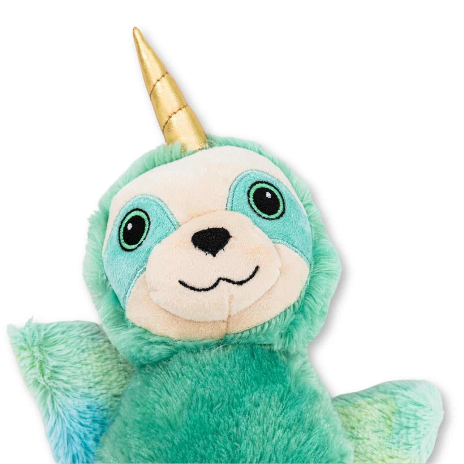 Mystical Mint Winged Sloth Plush Dog Toy