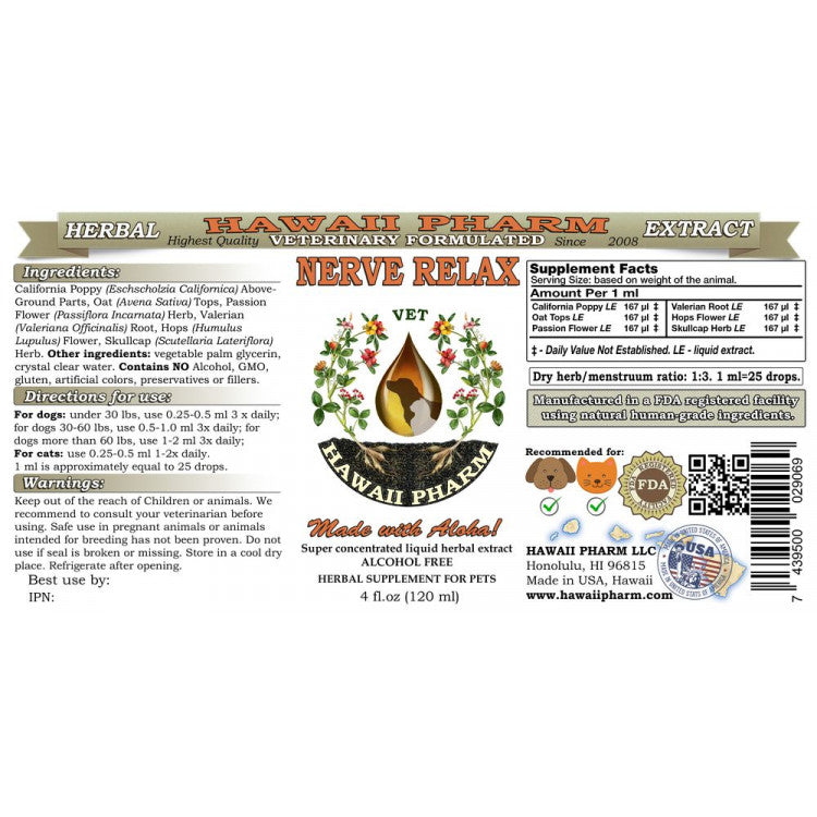 ReNewedPet® Nervous System Support - Calming Remedy