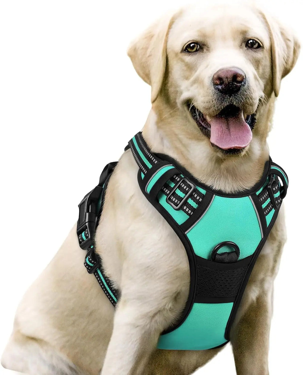 No-Pull Reflective Dog Harness, Heavy-Duty Oxford, Adjustable