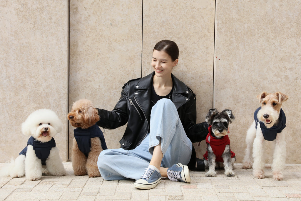 Pehom | Reversible Dog Vest Jacket - Blue