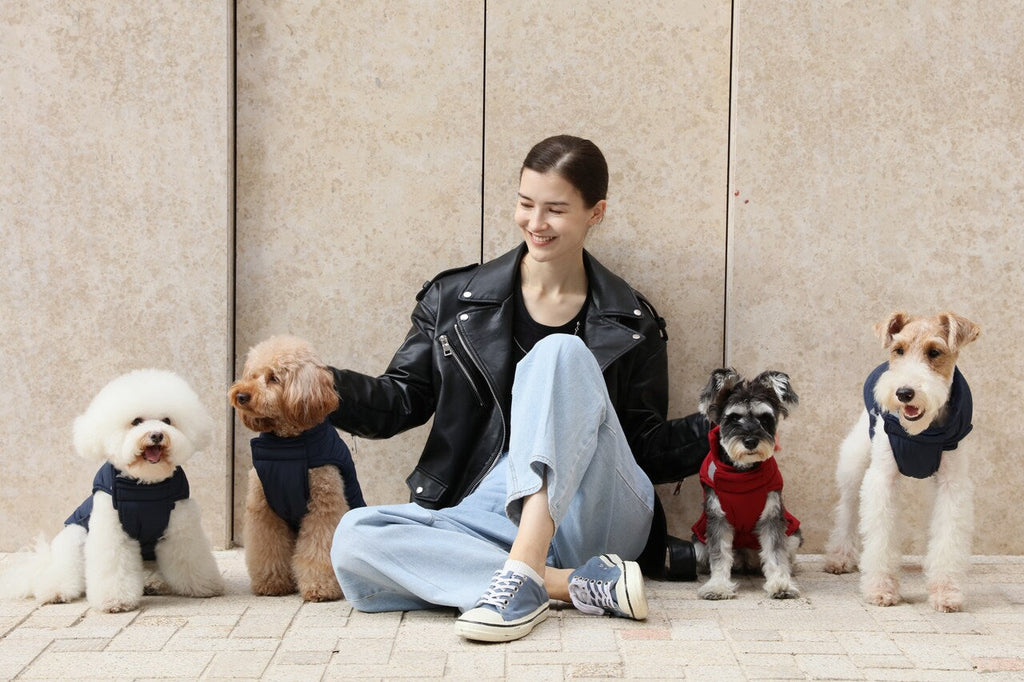 Pehom | Reversible Dog Vest Jacket - Purple Caramel