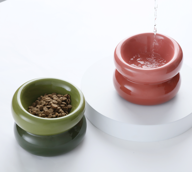 Pehom | Soufflé Pet Bowl - Amber Orange