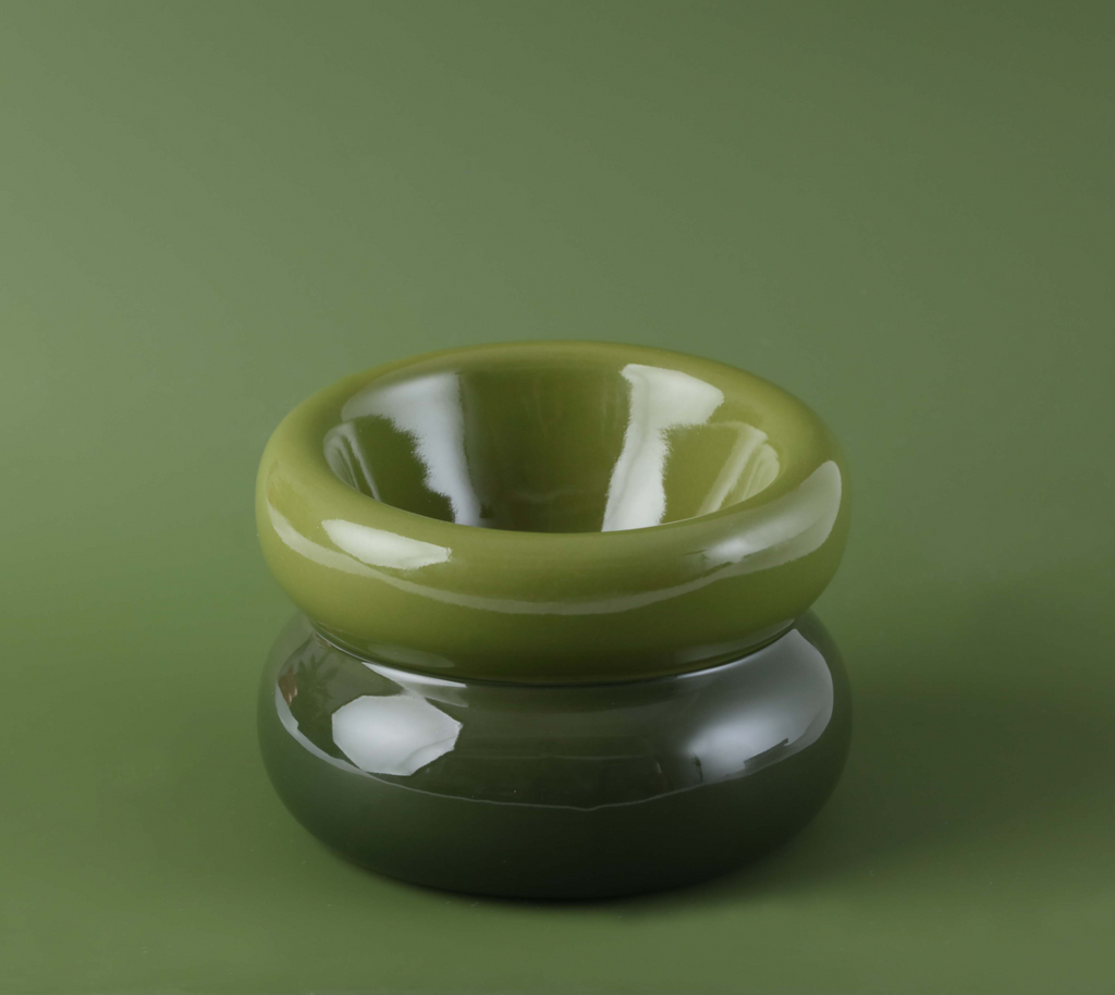 Pehom | Soufflé Pet Bowl - Avocado Green
