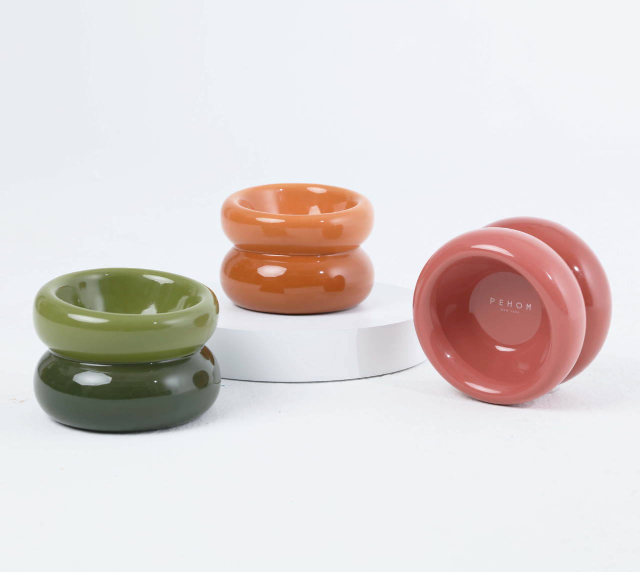 Pehom | Soufflé Pet Bowl - Amber Orange