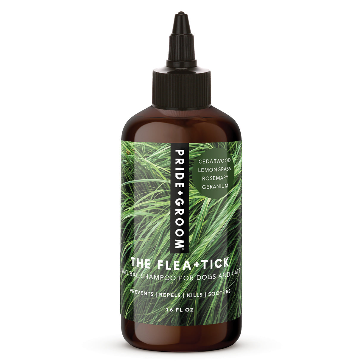 PRIDE + GROOM FLEA + TICK SHAMPOO