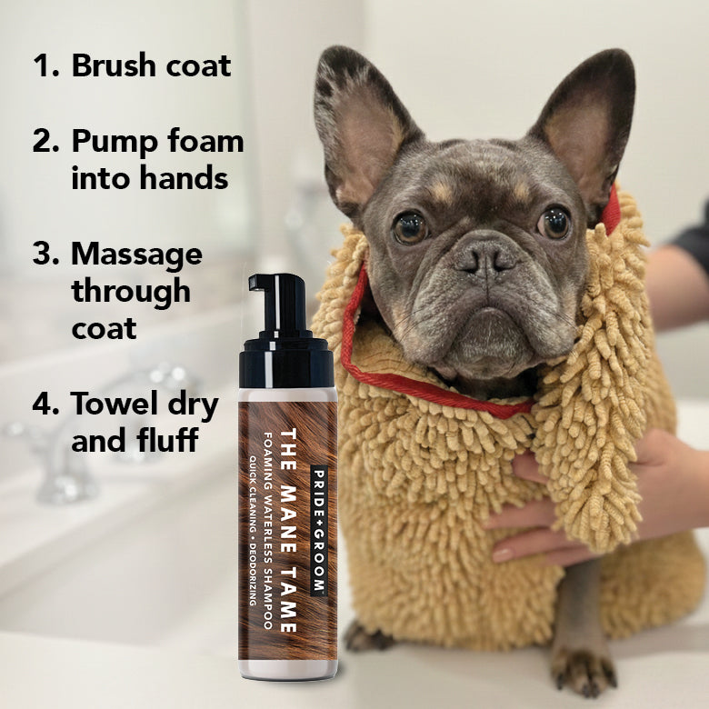 PRIDE + GROOM THE MANE TAME Waterless Shampoo