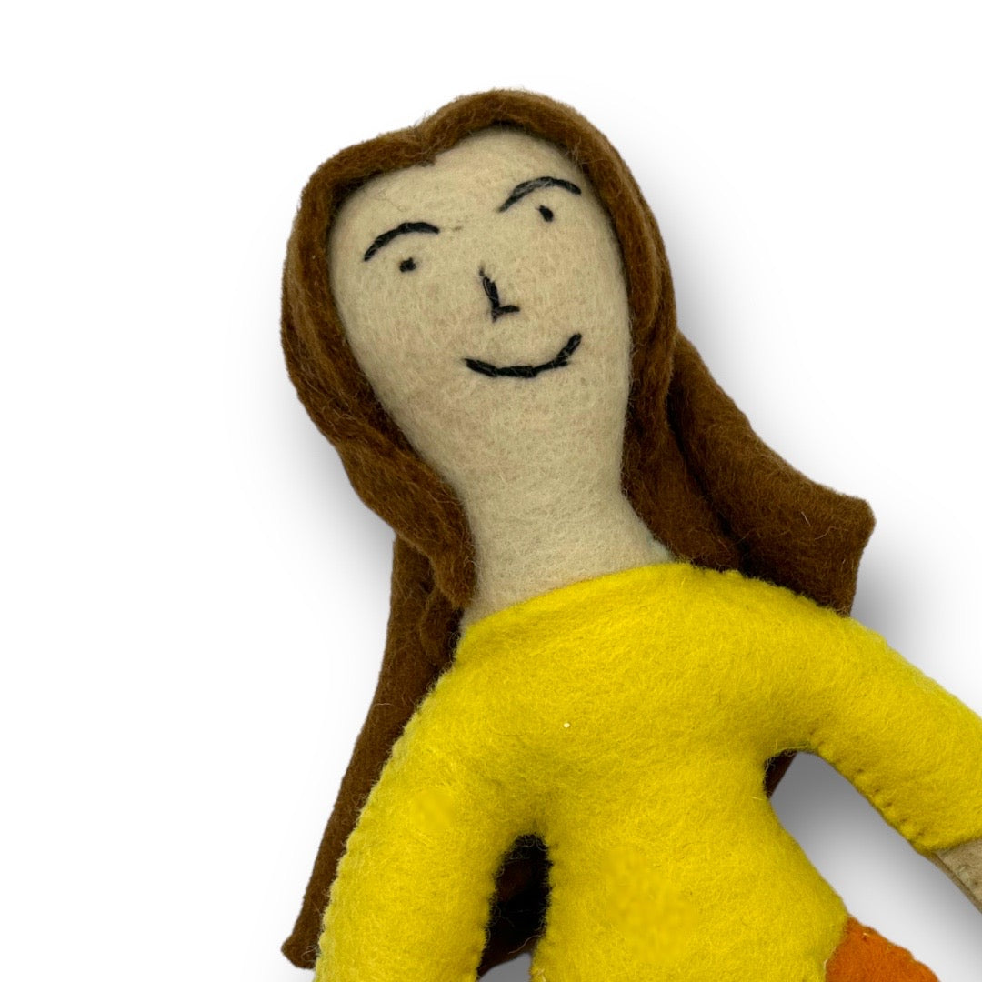 Come Here Buddy Prince and Princess Felt Dog Toys