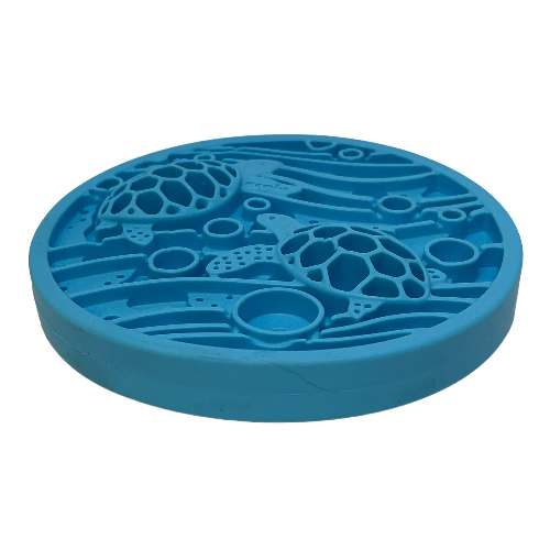 SodaPup® Turtle eMat-Mini Lick Mat with Suction Cups - Small Dogs & Cats | USA