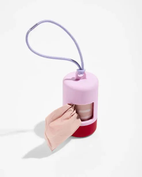 Poop Bag Carrier Plastic Shell Elastic Attachment