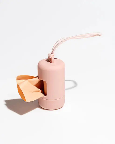 Poop Bag Carrier Plastic Shell Elastic Attachment