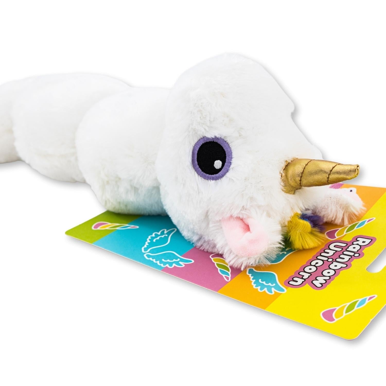 Colorful Unicorn Magical Creature Plush Dog Toy – with Squeaker & Crinkle Paper for Fun Play