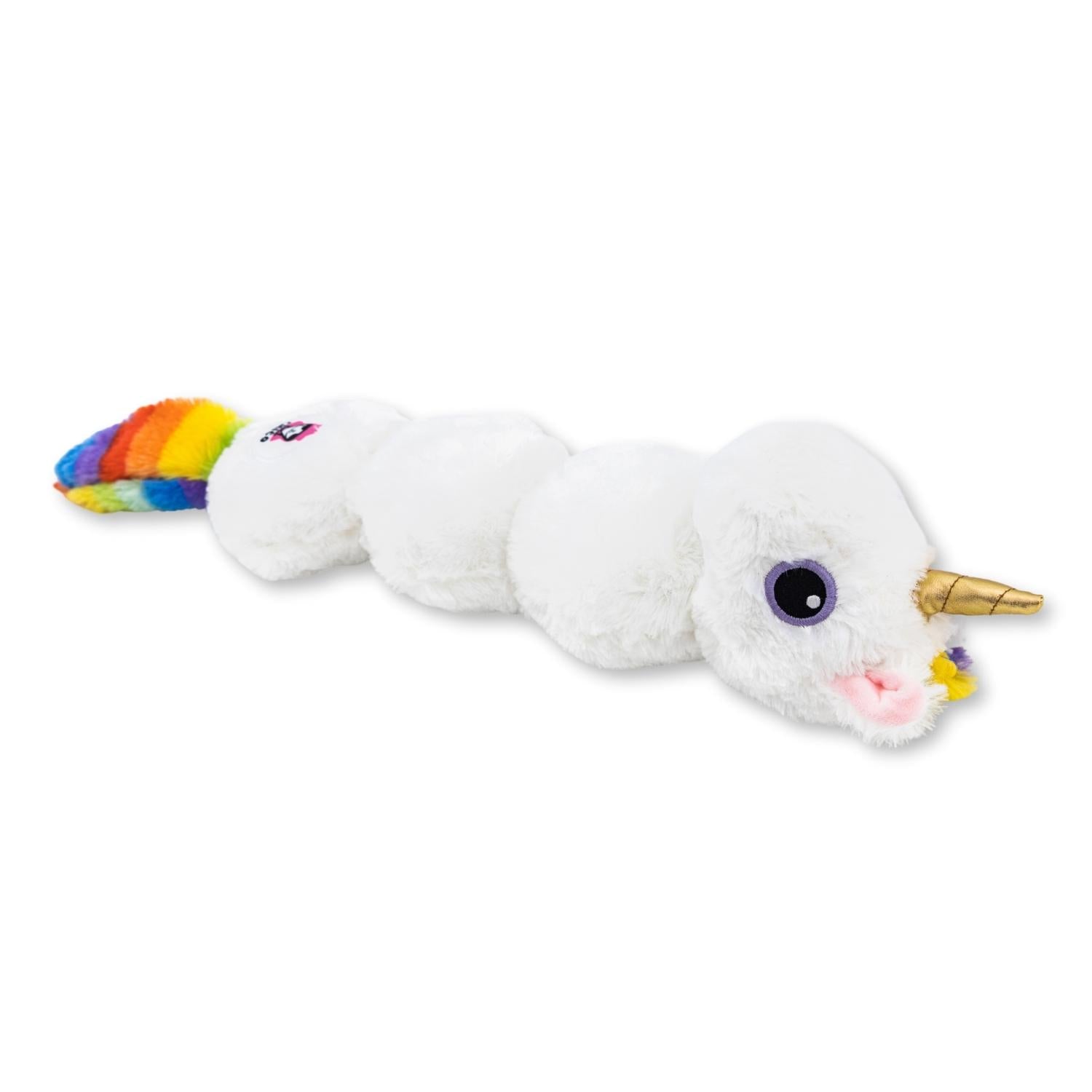 Colorful Unicorn Magical Creature Plush Dog Toy – with Squeaker & Crinkle Paper for Fun Play