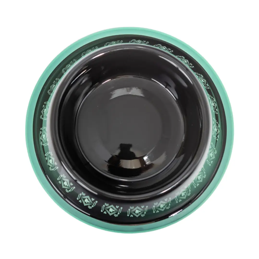 Non-Skid Boho Stainless Steel Dog Bowl – with Whimsical Unicorn Design