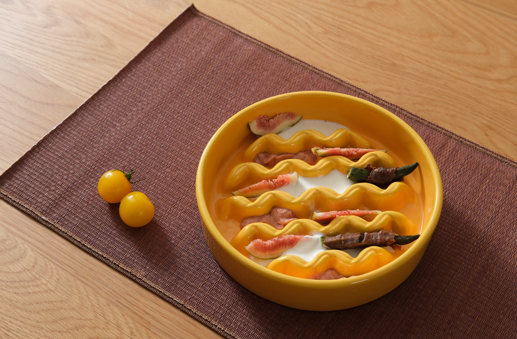 Pehom | Slow Feeder Dog Bowls - Yellow / Frozen Blue / Purple