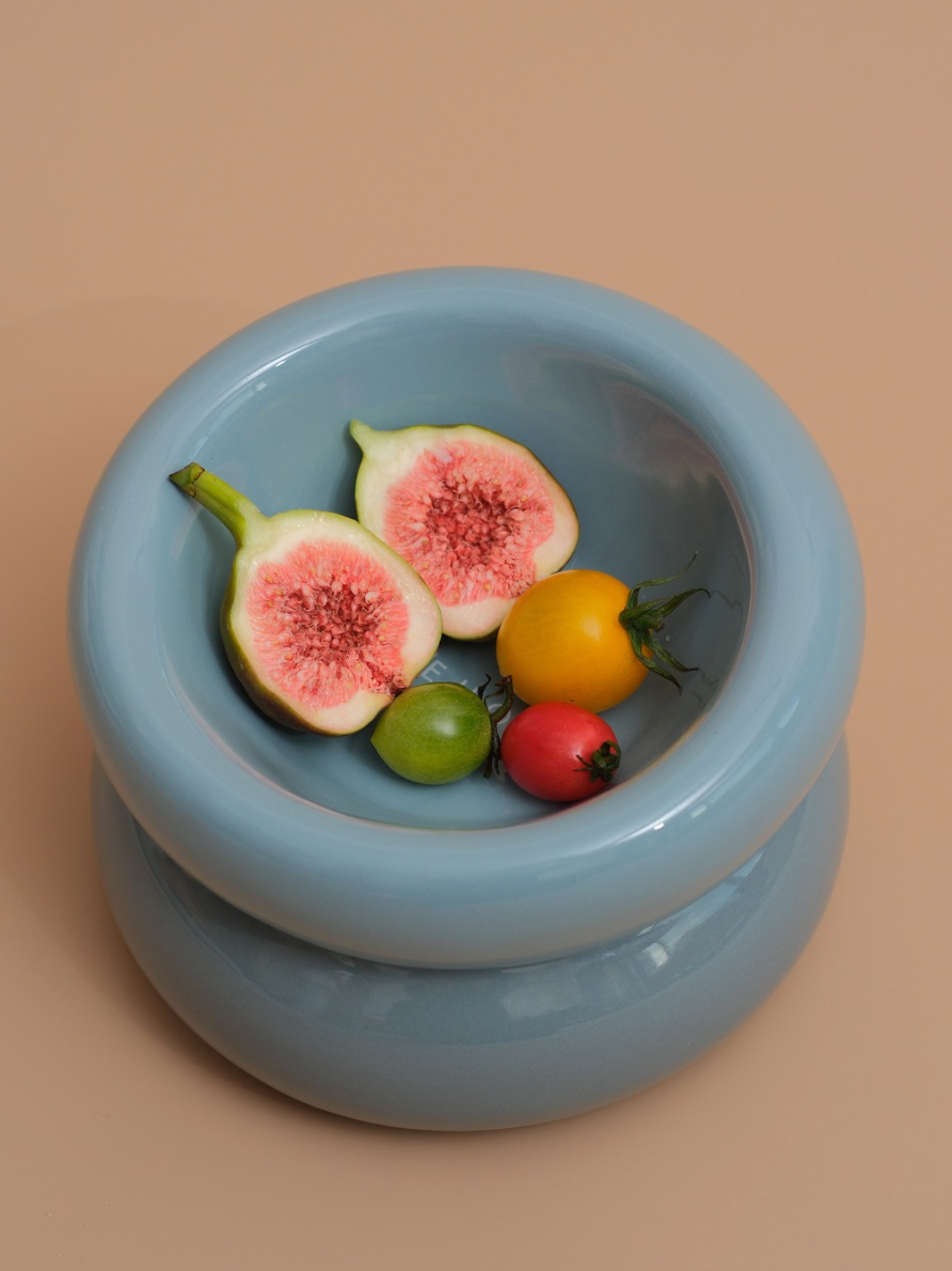 Pehom | Soufflé Pet Bowl - Frozen Blue