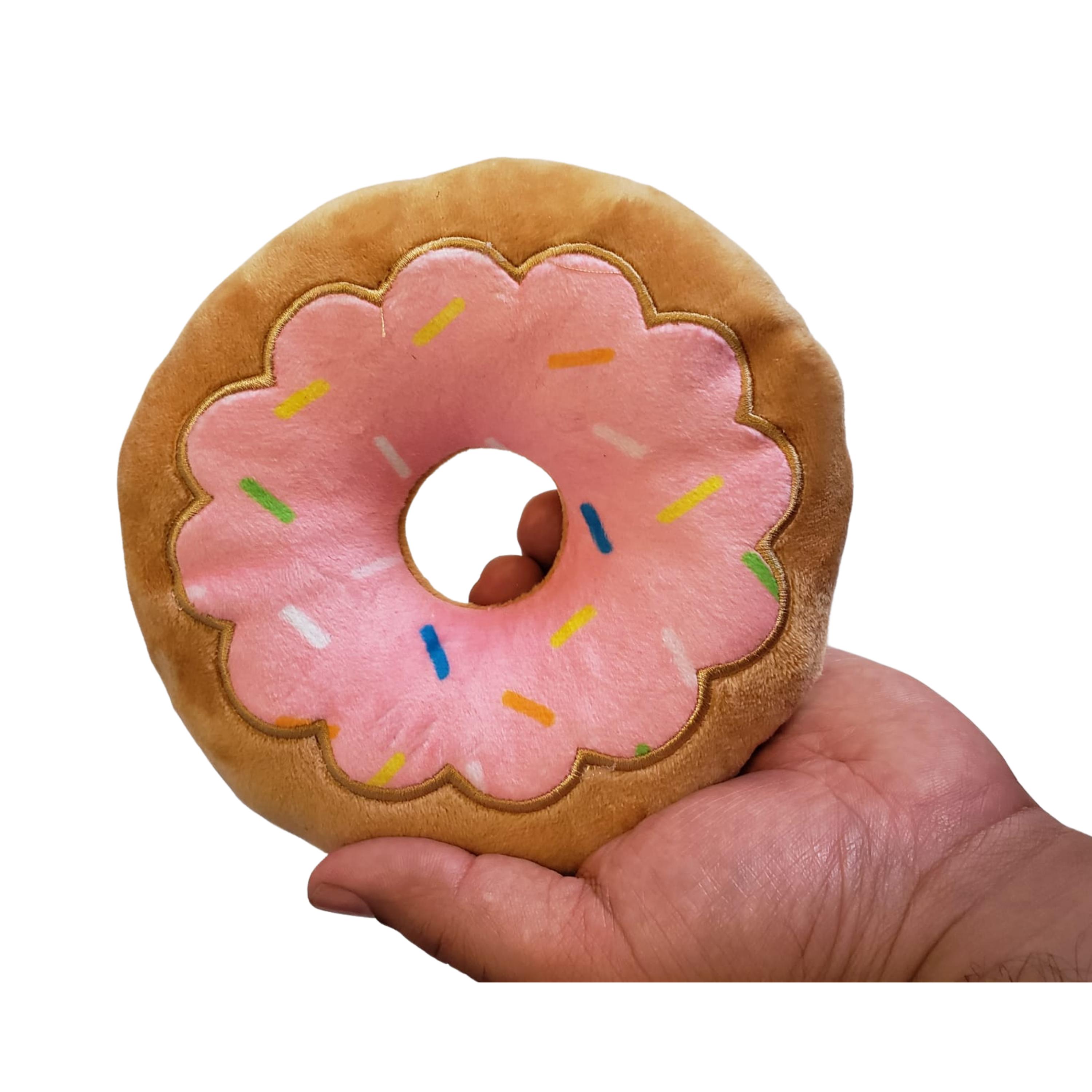 Donut Plush Dog Toy – Soft, Chewy and Cuddly