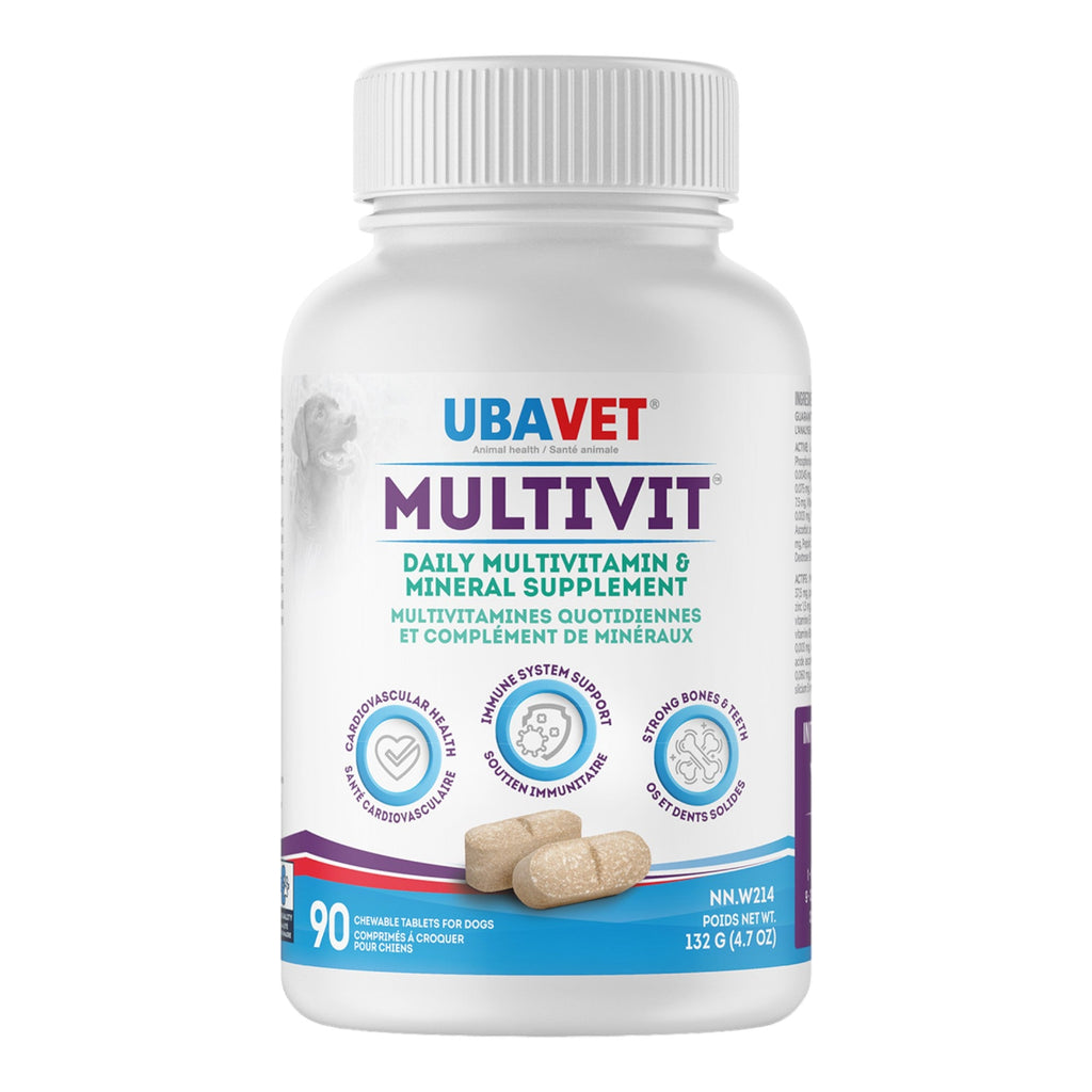 UBAVET MULTIVIT Daily Vitamin and Mineral Tablet for Dogs