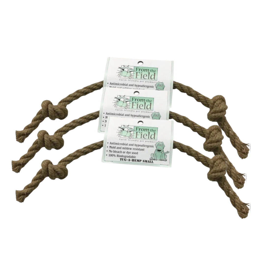 Natural Hemp Dog Tug Toy