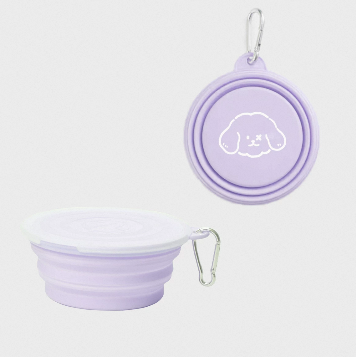Milou & Lumi Single Foldable Pet Travel Bowl