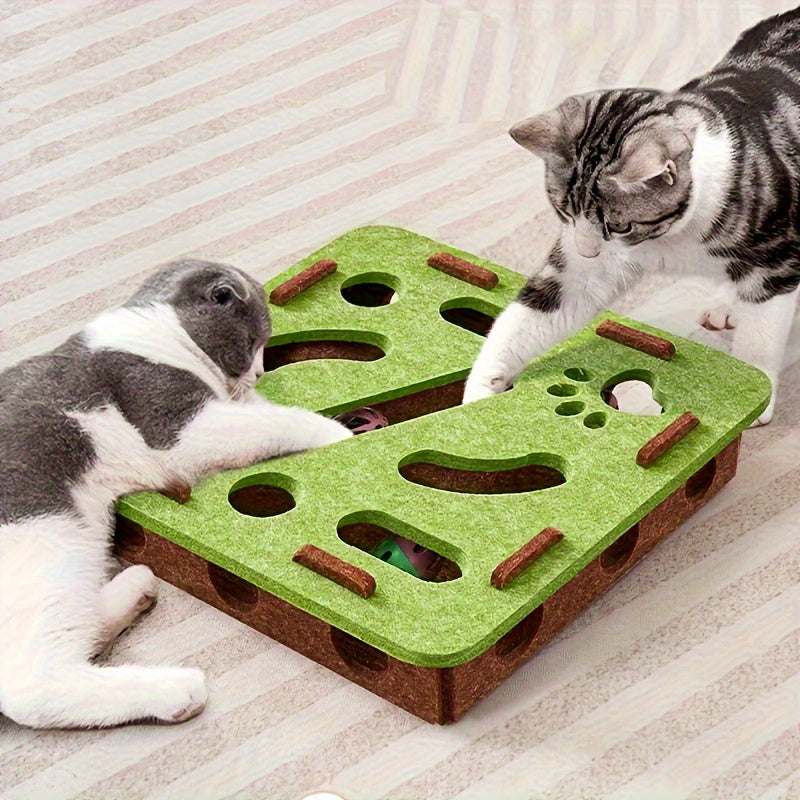 Interactive Cat Puzzle Toy With Maze