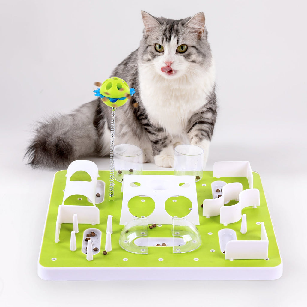 Interactive Food Puzzles For Cats