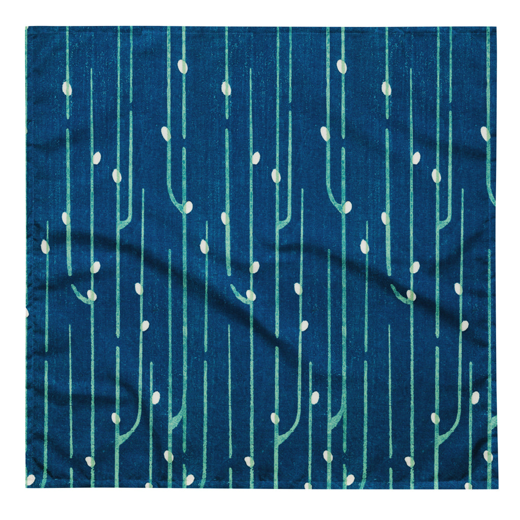 Sebastian & Clementine Blue Shima-Shima Bandana For Dogs and Cats