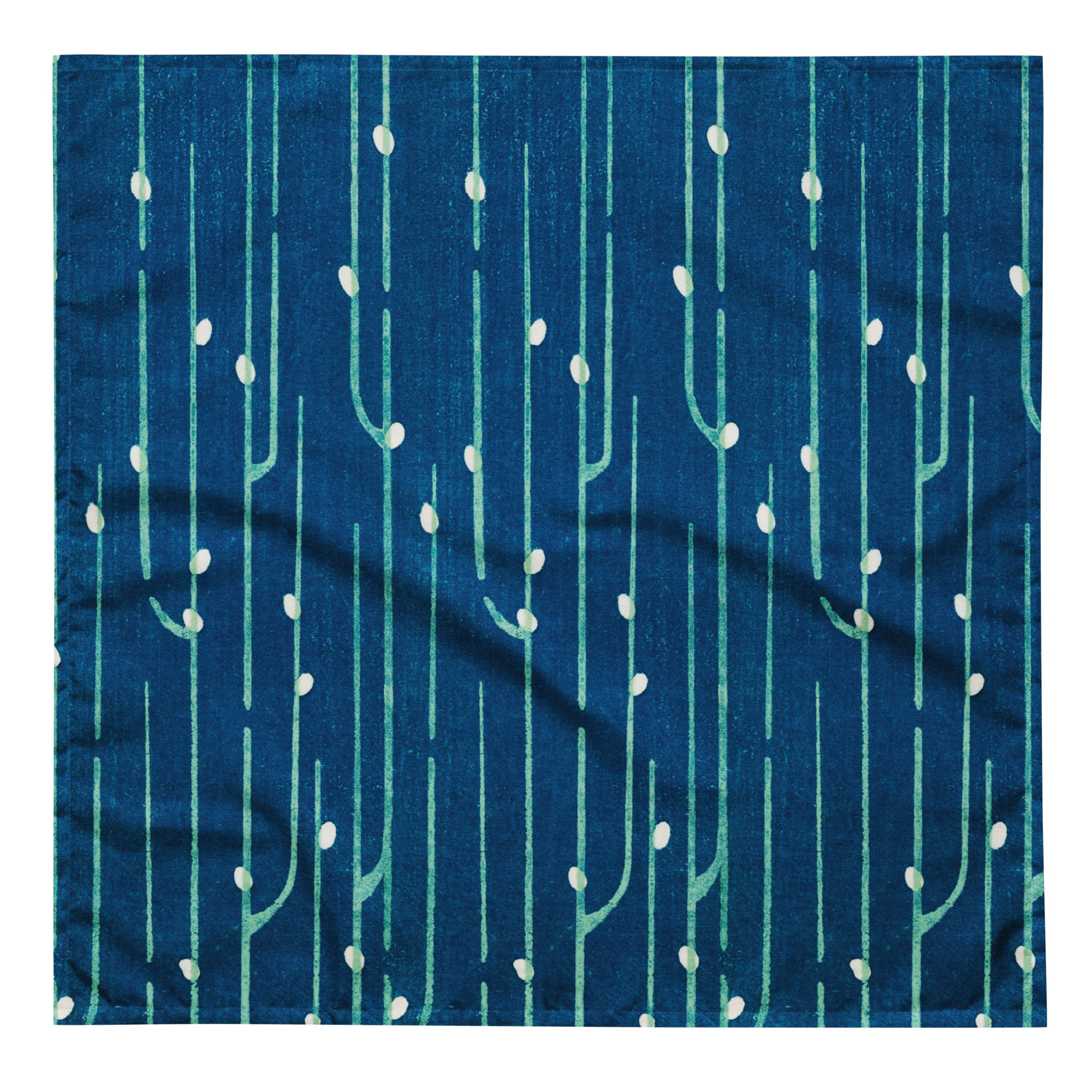 Sebastian & Clementine Blue Shima-Shima Bandana For Dogs and Cats