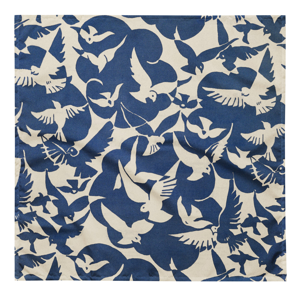 Sebastian & Clementine Pigeons Bandana For Dogs and Cats