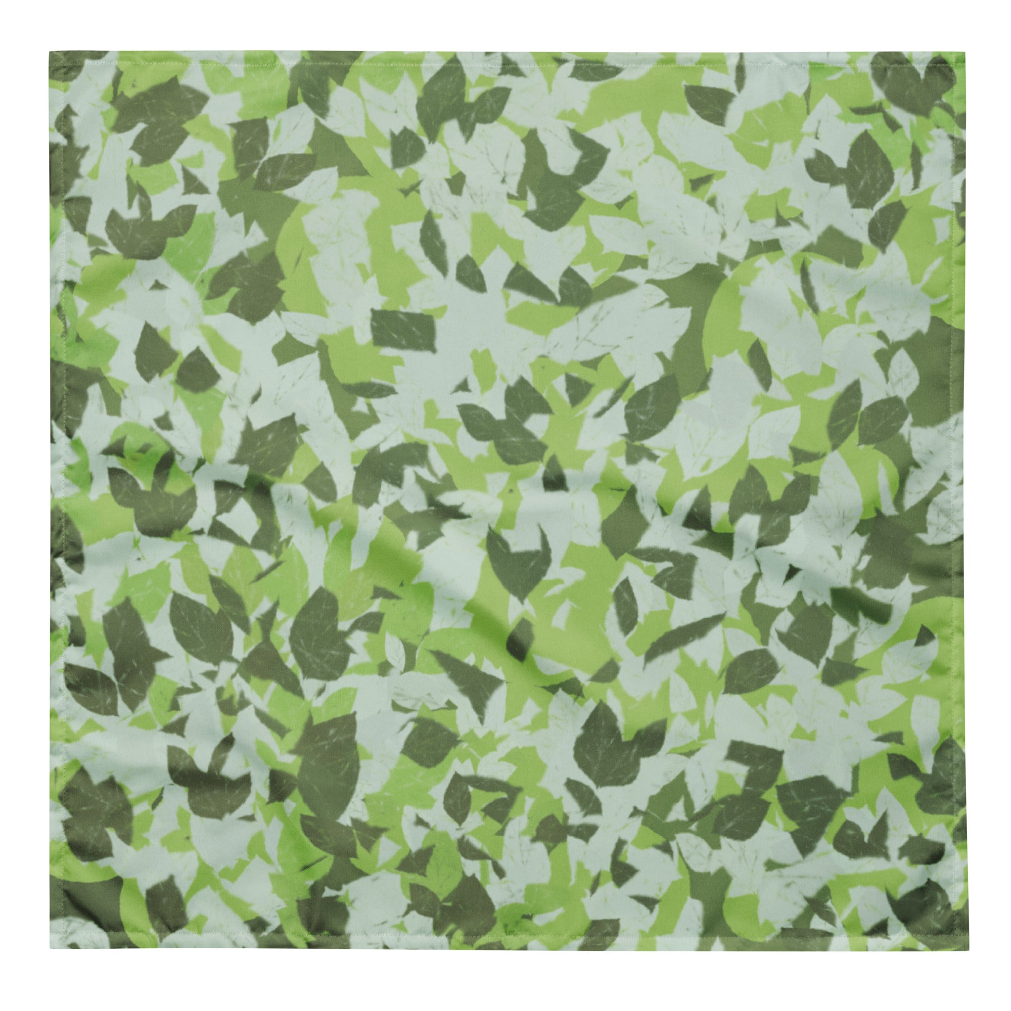 Sebastian & Clementine Green Camo Leaves Bandana For Dogs and Cats