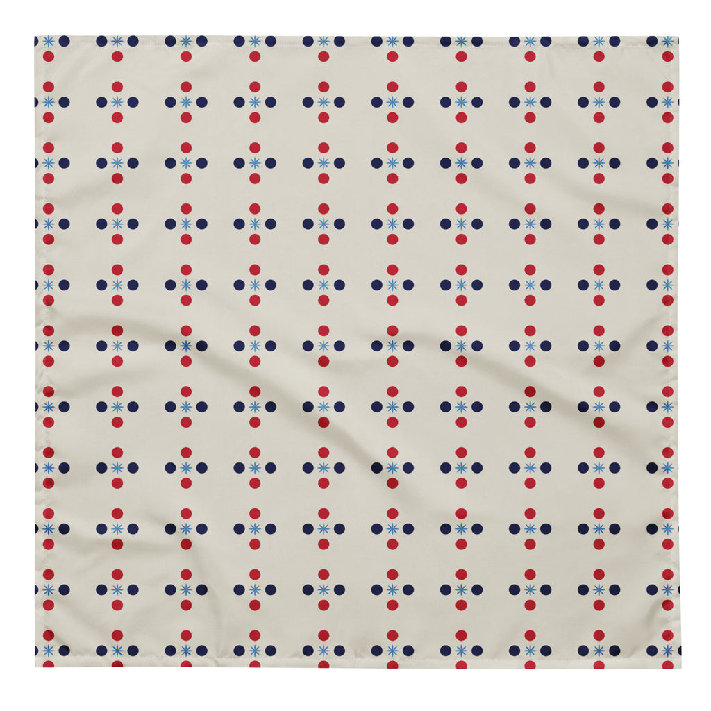 Sebastian & Clementine Patriotic Dot Bandana For Dogs and Cats
