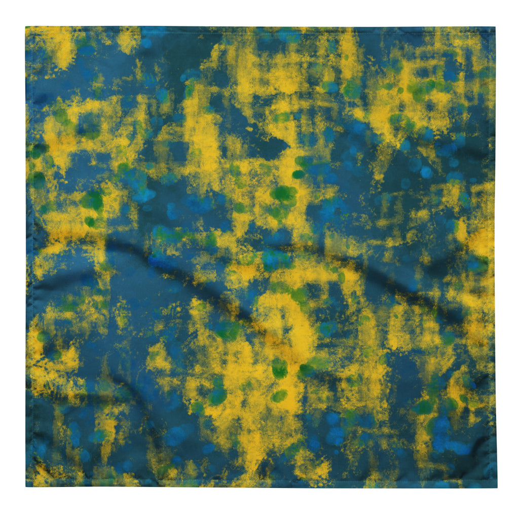 Sebastian & Clementine Blue Surface Bandana For Dogs and Cats