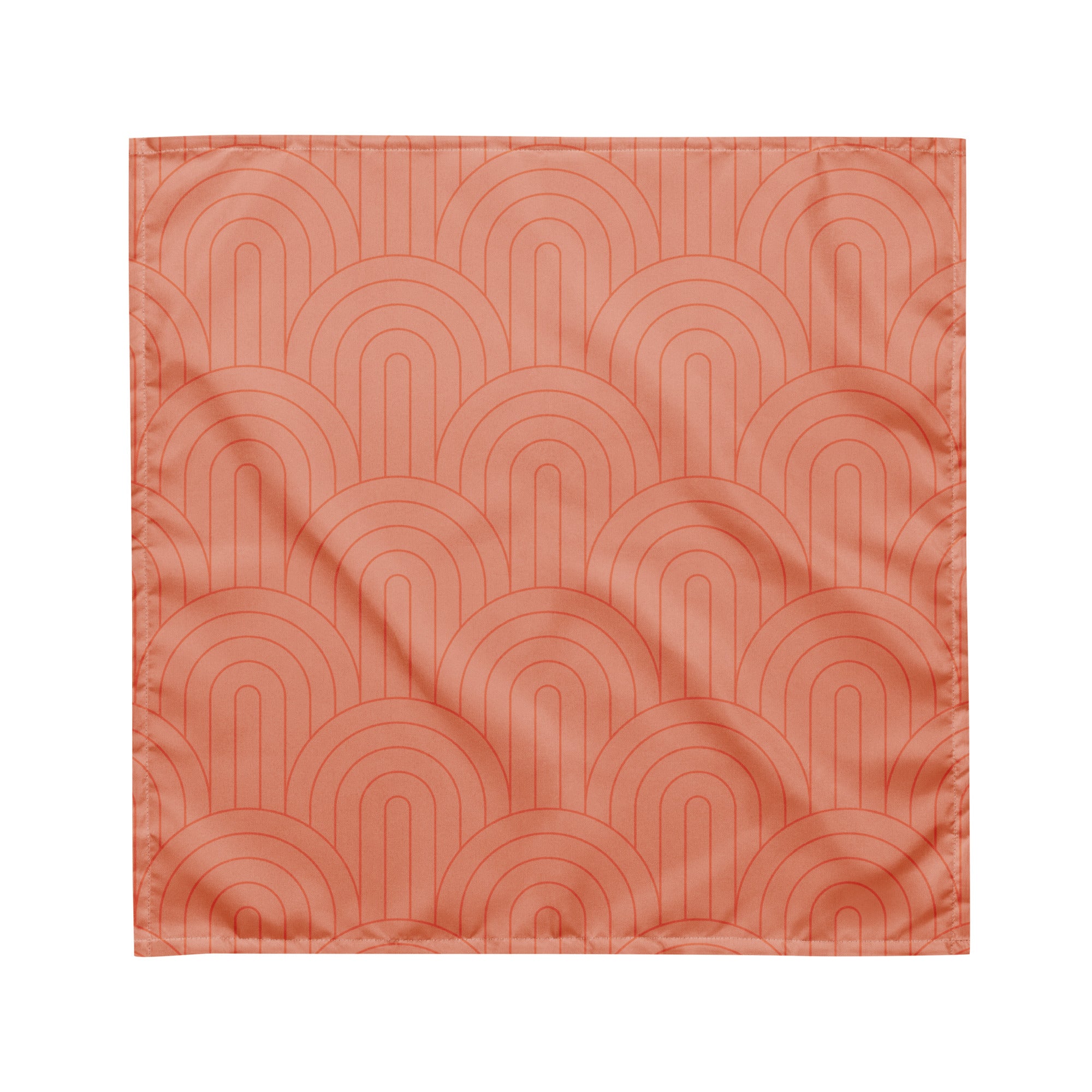 Sebastian & Clementine Scalloped Pink Bandana For Dogs and Cats