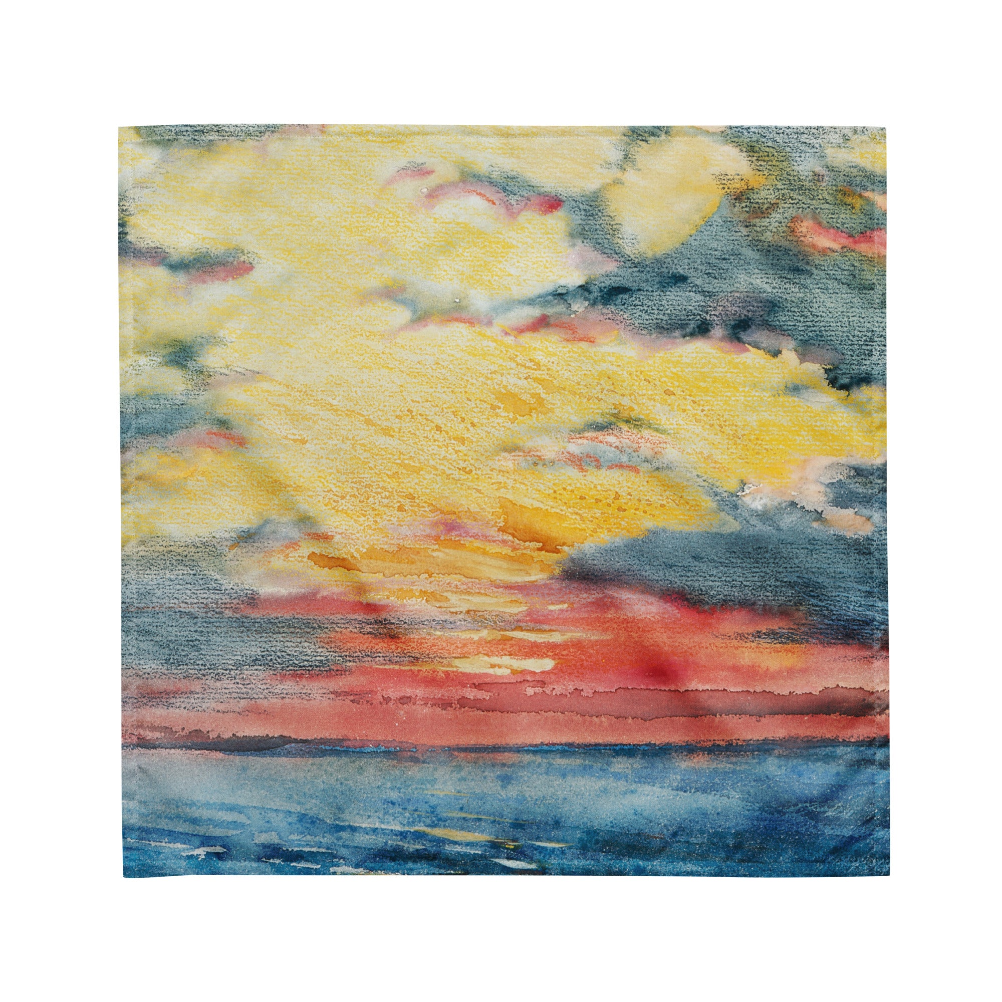 Sebastian & Clementine Sunset, Acapulco Bandana For Dogs and Cats