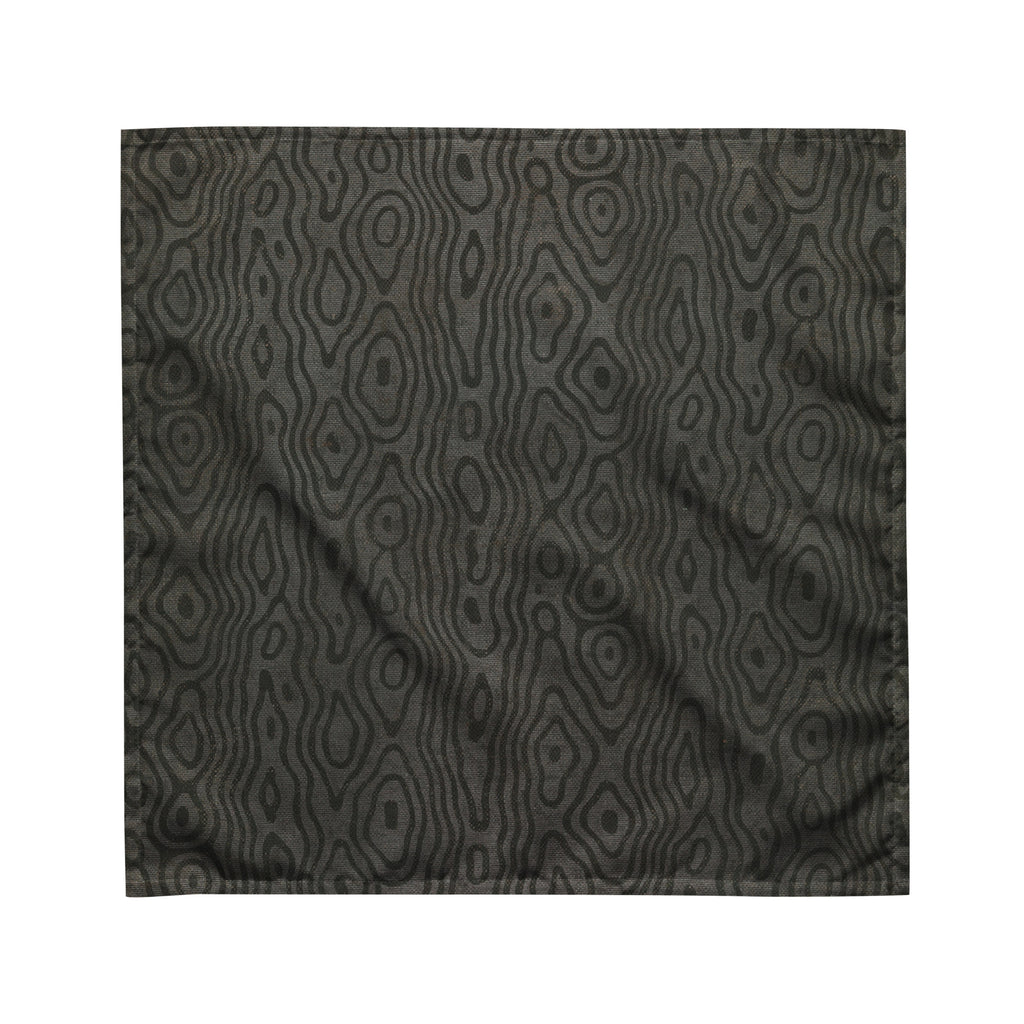 Sebastian & Clementine Gray Wooden Bandana For Dogs and Cats