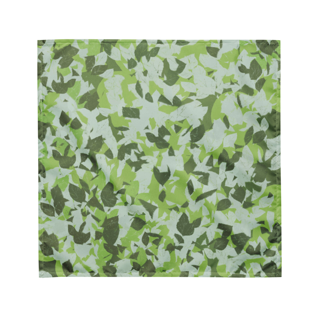 Sebastian & Clementine Green Camo Leaves Bandana For Dogs and Cats