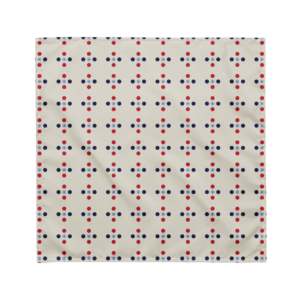 Sebastian & Clementine Patriotic Dot Bandana For Dogs and Cats