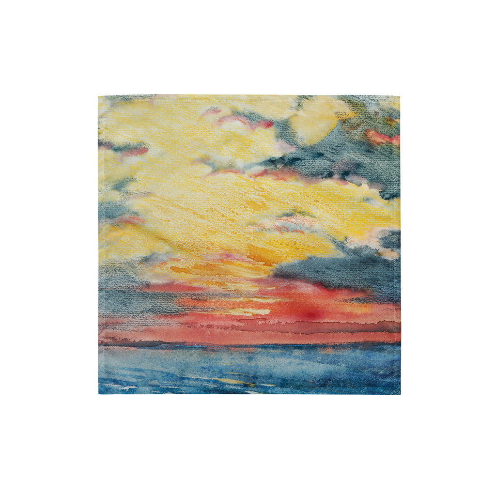 Sebastian & Clementine Sunset, Acapulco Bandana For Dogs and Cats