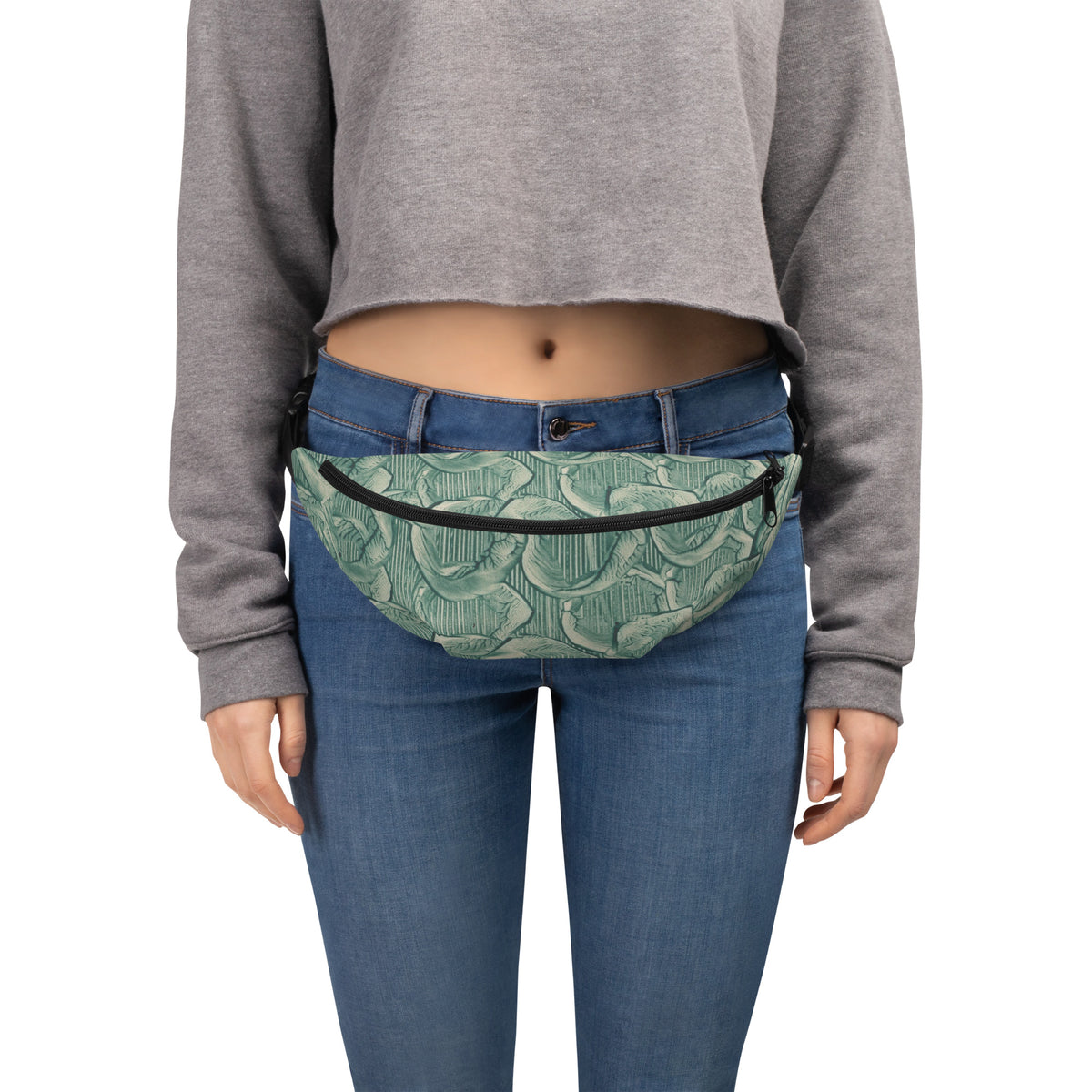 Sebastian & Clementine Green Paint Fanny Pack