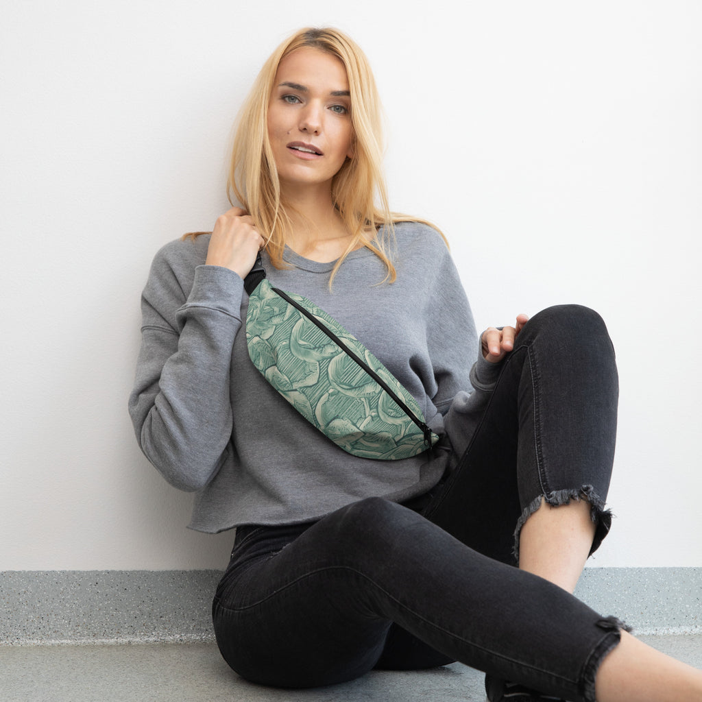 Sebastian & Clementine Green Paint Fanny Pack