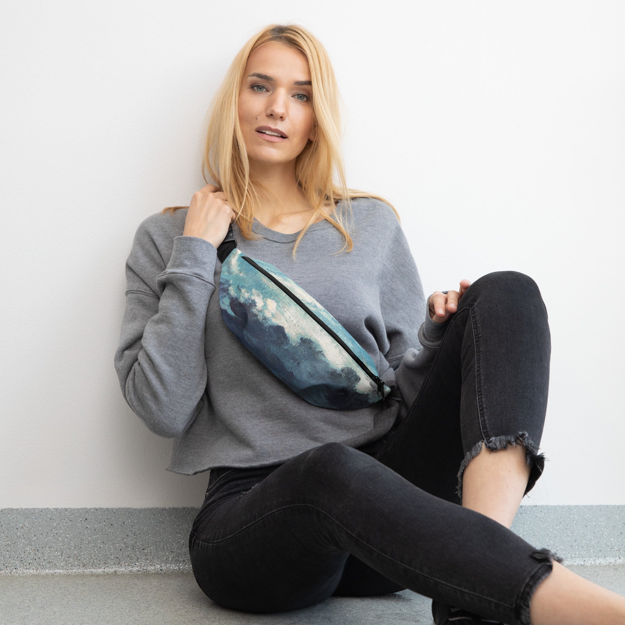 Sebastian & Clementine Blue Clouds Fanny Pack