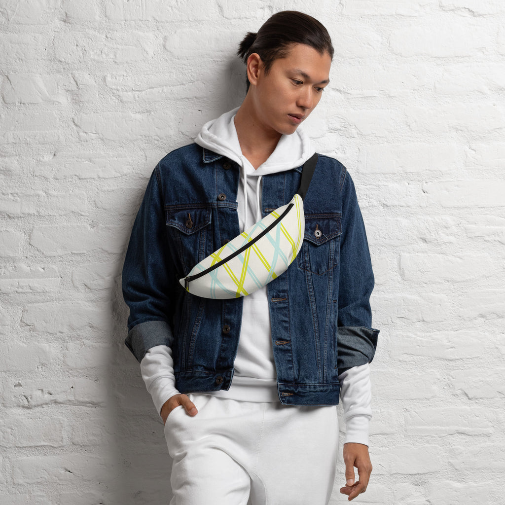 Sebastian & Clementine Neon Lines Fanny Pack